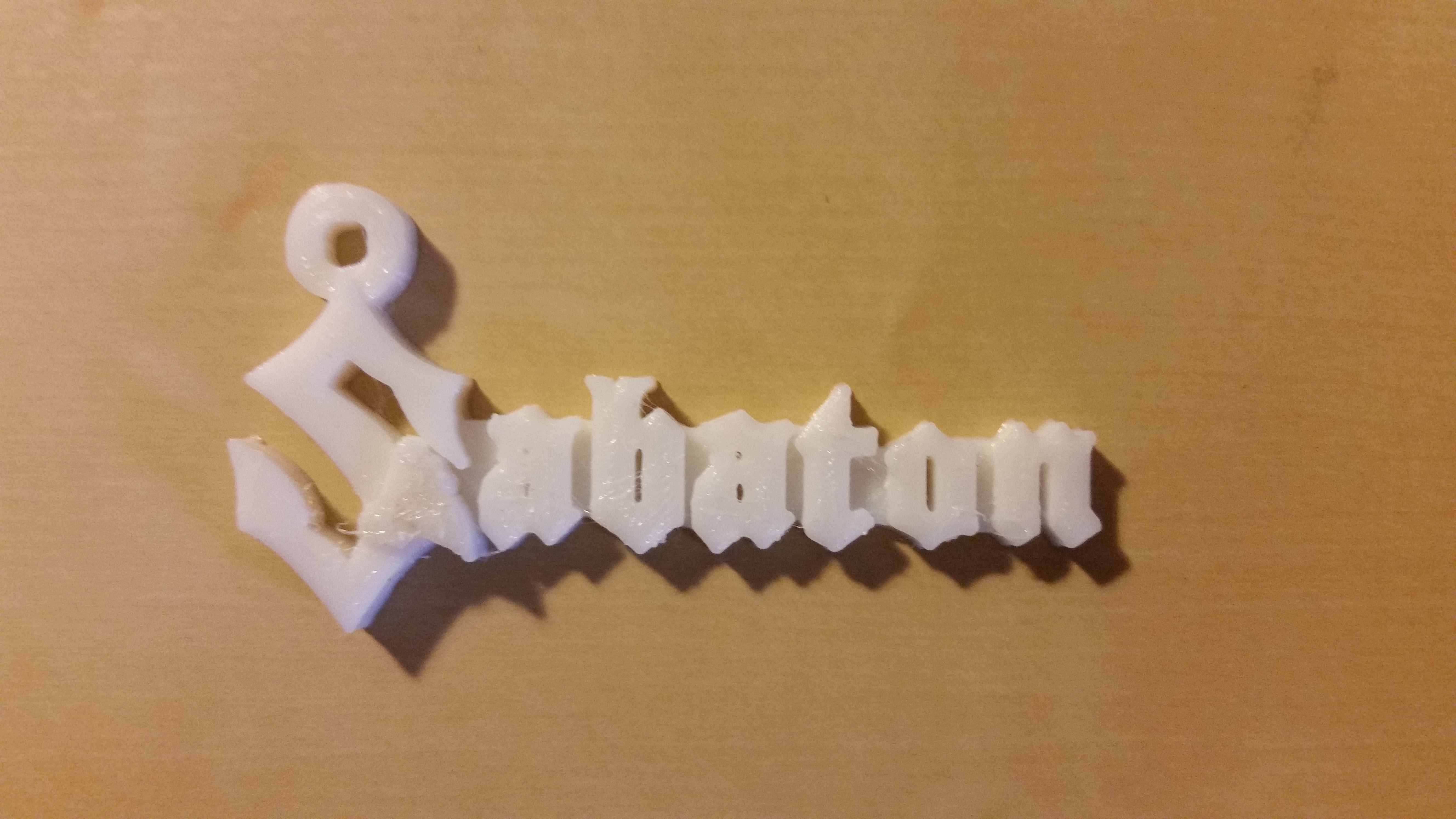 sabaton - key chain pinshape music key-chain 3D print model - Mito3D