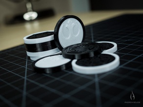 star wars moedas modular design inserir pinshape mesa jogo fantasia espaço sci fi gratuito filme prop geekery moeda 3d print model - Mito3D
