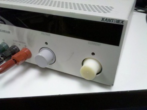 xantrex xhr 40-25 power supply knob pinshape 3d-design 3d print model - Mito3D