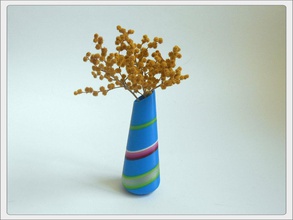 vase ungewöhnliche Muster pinshape 3d design 3d print model - Mito3D