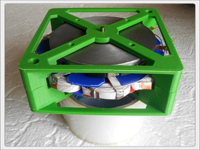 flux axial 3 phase pm générateur pinshape Conception 3d 3d print model - Mito3D