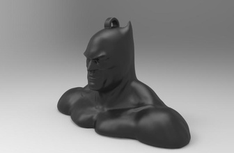 bate busto anillo pendiente collar pinshape batman v superman diseño concurso 3d print model - Mito3D