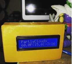 dava raspberry pi b+ 1602 lcd pinshape 3d tasarım 3d print model - Mito3D