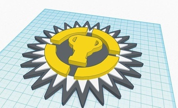 teoria jogo logotipo pinshape 3d design 3d print model - Mito3D