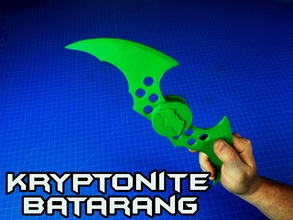 kryptonite batarang sustalı pinshape gadgetguru guru Yunan greekgagetguru boxzy harika badass Süpermen gadget süper kahraman bumerang batman superman yarışma tasarım v 3d print model - Mito3D
