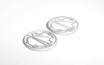 gallifreyan coins pinshape 3d-design 3d print model - Mito3D