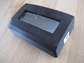housing modtronix lcd screen pinshape 3d-design 3d print model - Mito3D