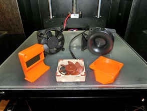 conducto ventilador raise3d singel extrusora pinshape cubierta rasie3d 3d print model - Mito3D