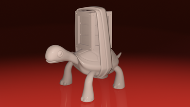 caixa tartaruga pinshape 3d print model - Mito3D