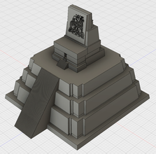 tikal templo ii maya modelo pinshape arquitectura 3d print model - Mito3D