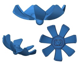 wind - winged spinning toy redo pinshape 3d-design 3d print model - Mito3D