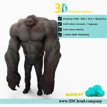 hulk pinshape 3d impresso criatura design contest 3d print model - Mito3D