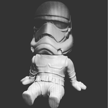 starwars stormtrooper chibi pinshape flashforge isis_rangel 73ck storm trooper 3d print model - Mito3D