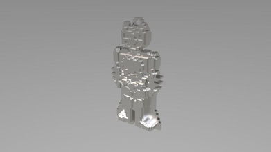 voxel batman pinshape superman yarışma tasarım v 3d print model - Mito3D
