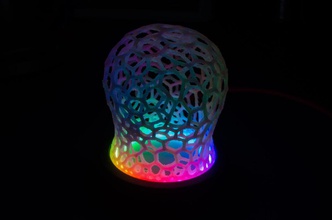 ble voronoi Feder Lampe meshmixed pinshape 3d design 3d print model - Mito3D