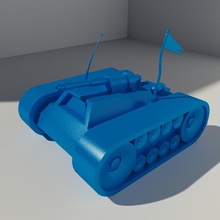 tank toy pinshape 3d-design 3d print model - Mito3D