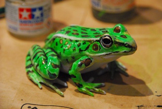 leopard frog rana pipiens pinshape amphibian frogs 3d print model - Mito3D