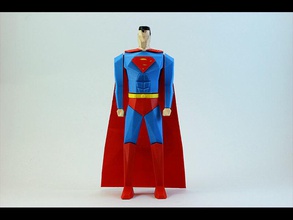superman poly pinshape batman-v-superman-design-contest lowpoly lowpolygon superman-vs-batman 3d print model - Mito3D