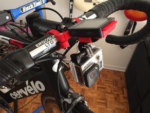 wahoo rflkt+ gopro montage 2 1 pinshape route vélo rflkt cyclisme 3d print model - Mito3D