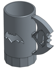beer koozie - batman superman pinshape batman-vssuperman holder batman-v-superman-design-contest 3d print model - Mito3D