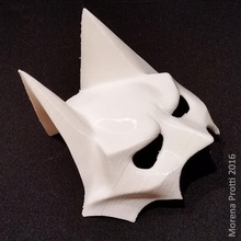 batcat maschera pinshape dark knight batman cat v superman progettazione concorso 3d print model - Mito3D