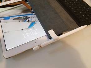 apple pencil clip smart keyboard pinshape ipad-pro apple-pencil 3d print model - Mito3D