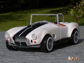 américain voitures sport pinshape voiture jouet 3d print model - Mito3D