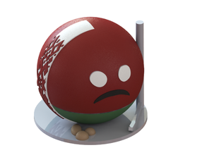 belarusball pinshape belarus countryball 3d print model - Mito3D