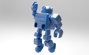 impressão killbot mini v21 pinshape robô 3d print model - Mito3D
