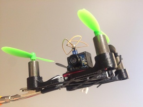 ag 3dfly 83mm xframe pinshape drone cadre course quadricoptère micro fpv 3d print model - Mito3D