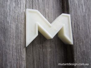 mutant design logo pinshape sigil icon mutant-design 3d print model - Mito3D