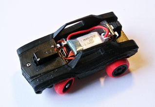 Kas araba arduino + akıllı telefon 3dracers pinshape radiocontrolled rc openrc 3d print model - Mito3D