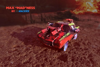 mad max toy car - 3dracers pinshape toy-car toys 3d print model - Mito3D