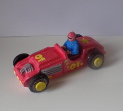 crazy car pinshape estatuilla racer carretera humanos carácter hobby vehiculos raza controlador juguete coche 3d print model - Mito3D