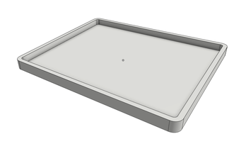 tray 100 120 mm pinshape onshape 3d print model - Mito3D