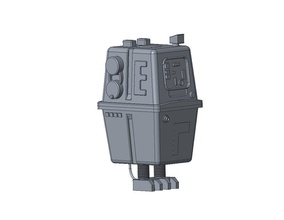gonk droide star wars pinshape robot droid guerre stellari 3d print model - Mito3D