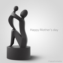 día madre escultura pinshape decoraciones modelos estatuas dones muñecas tienda regalos decoración mothersday 3d print model - Mito3D