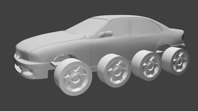 bmw-e39 pinshape 3d-printed-car modell bmw car 3d print model - Mito3D