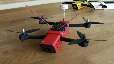 viper x2 quadcopter pinshape marco drone carreras multicopter 3d print model - Mito3D