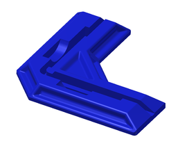 shelving boltless pé pinshape chão estantes garagem 3d print model - Mito3D
