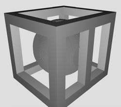 sfera casella pinshape box 3d print model - Mito3D
