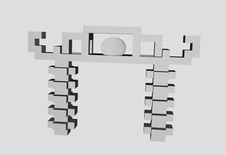 arco pinshape arcos incrível 3d print model - Mito3D