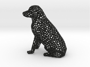 voronoi labrador retriever cão pinshape decoração presente skulptur miniatur camada animais retriver hund 3d print model - Mito3D