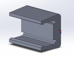 clip printinz printer plate printrbot simple metal pinshape zebra 3d print model - Mito3D
