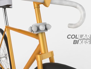 collare moto pinshape design accessorio progettazione concorso cintura cane cani collane collana bikemodel biciclette 3d print model - Mito3D