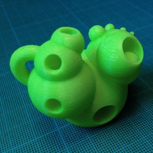 hyperfrog pinshape dimensioni topologia animale rana 3d print model - Mito3D