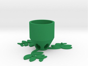 pequeno vaso planta médio pinshape presente decoração plantas pequenas plantador pote plantadeira flores 3d print model - Mito3D