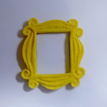 yellow frame pinshape refrigerator trinket friends 3d print model - Mito3D