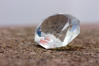 gem pinshape transparent clear resin formlabs gemstone 3d print model - Mito3D