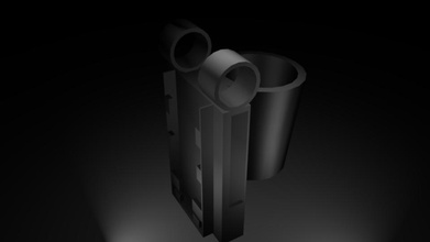 telefono tazza archiviazione barra maniglia accessorio pinshape stand moto progettazione concorso coppa titolare 3d print model - Mito3D